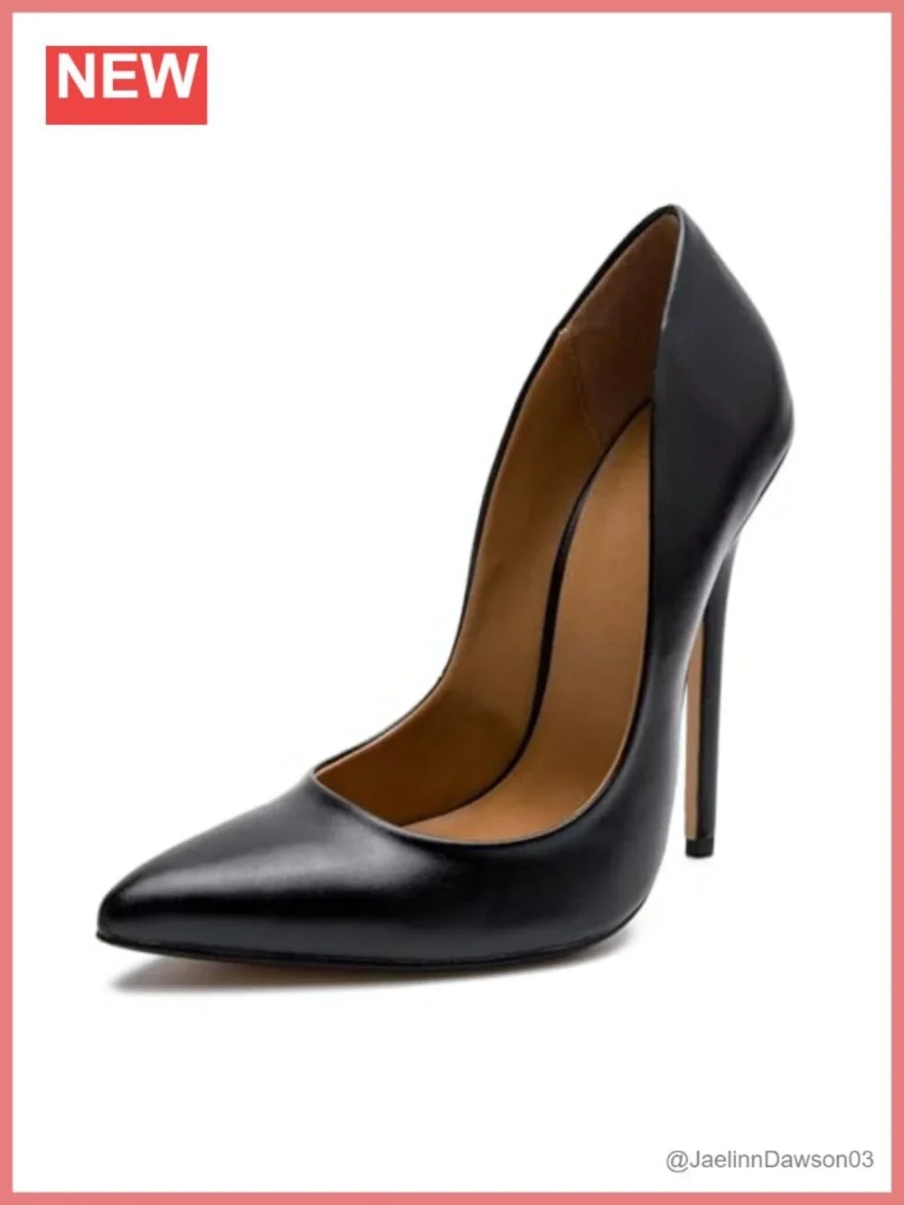 ZOGEER Women's Stiletto High Heels 5.7 Inch Extreme Pointed Toe PU Pumps